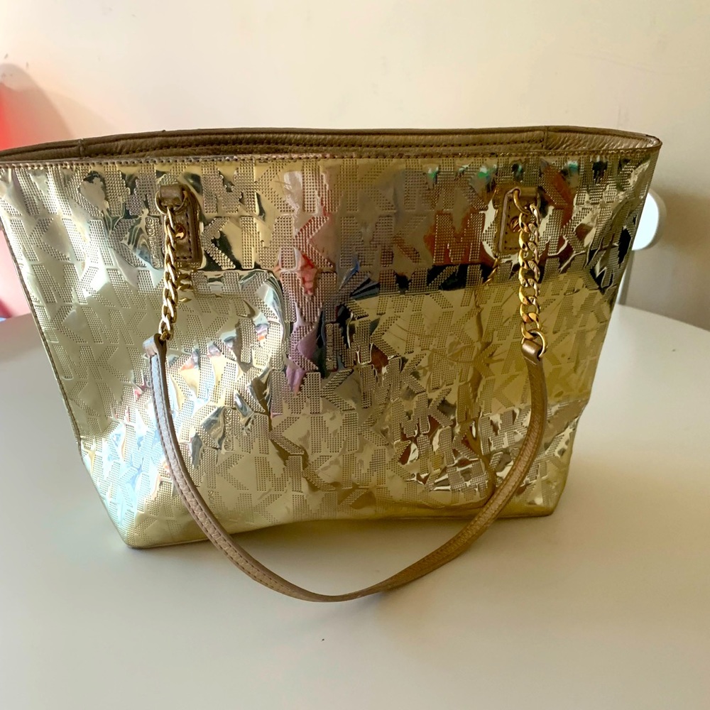 Michael Kors Gold Purse